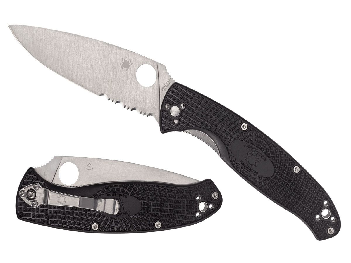 Spyderco Resilience FRN Black Combo C142PSBK Nóż składany 23,9 cm