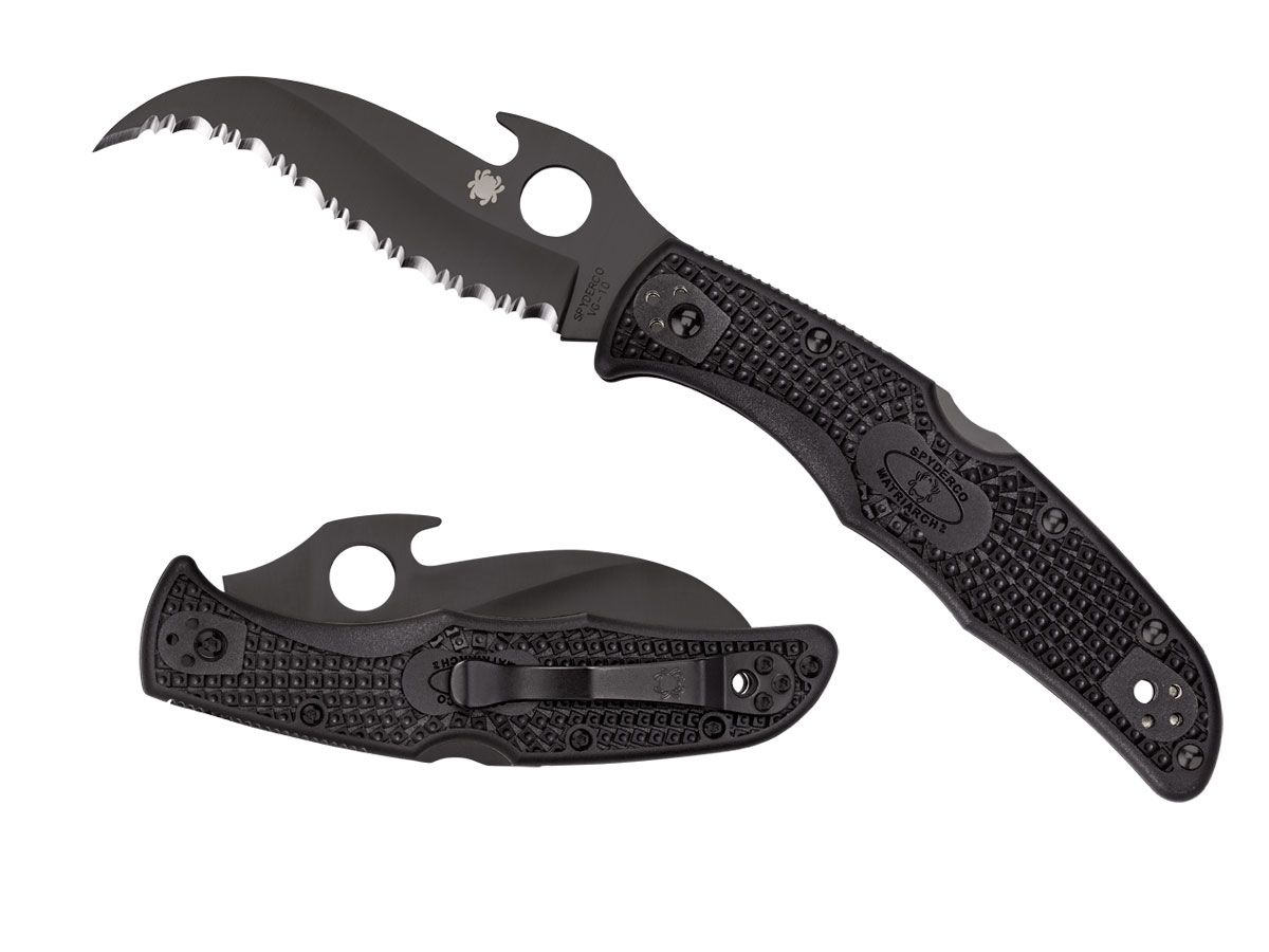 Spyderco Matriarch 2 FRN Emerson Opener Black C12SBBK2W Nóż składany