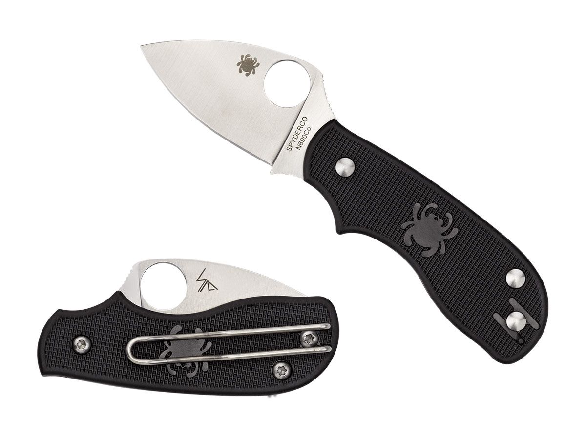 Spyderco Squeak FRN Black Plain C154PBK Nóż składany 12,8 cm