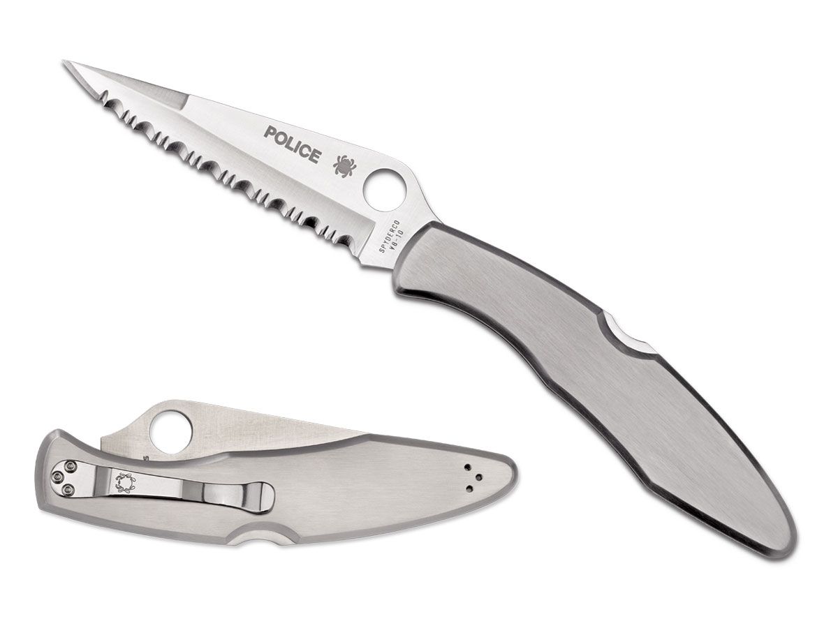 Spyderco Police SS Serrated C07S Nóż składany stal VG-10 24 cm