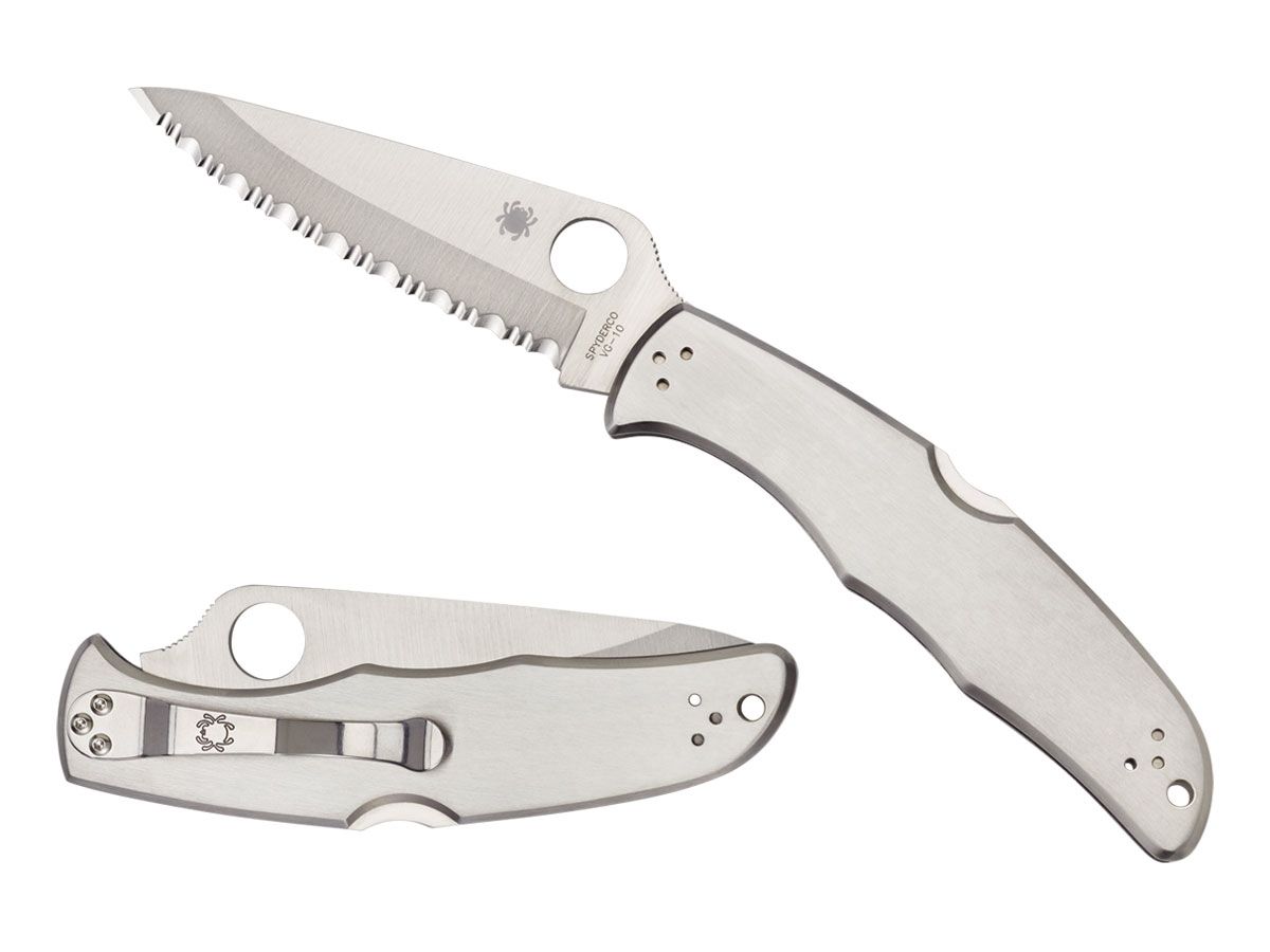 Spyderco Endura 4 SS Serrated C10S Nóż składany 22,3 cm