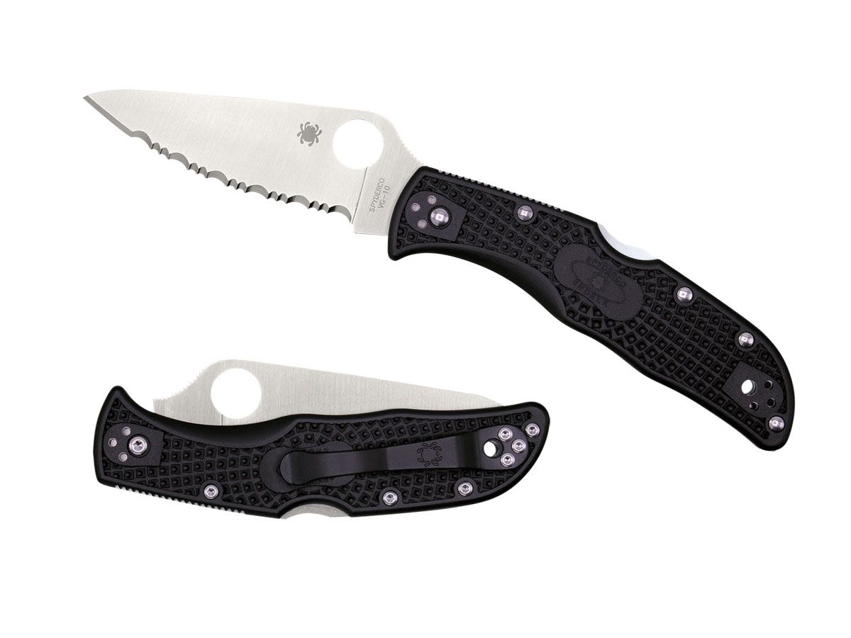Spyderco Endela FRN Black Serrated C243SBK Nóż składany 20,6 cm