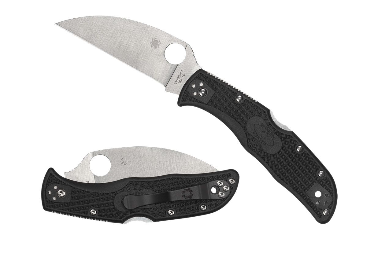 Spyderco Endela FRN Black Wharncliffe Plain C243FPWCBK Nóż składany 20,3 cm