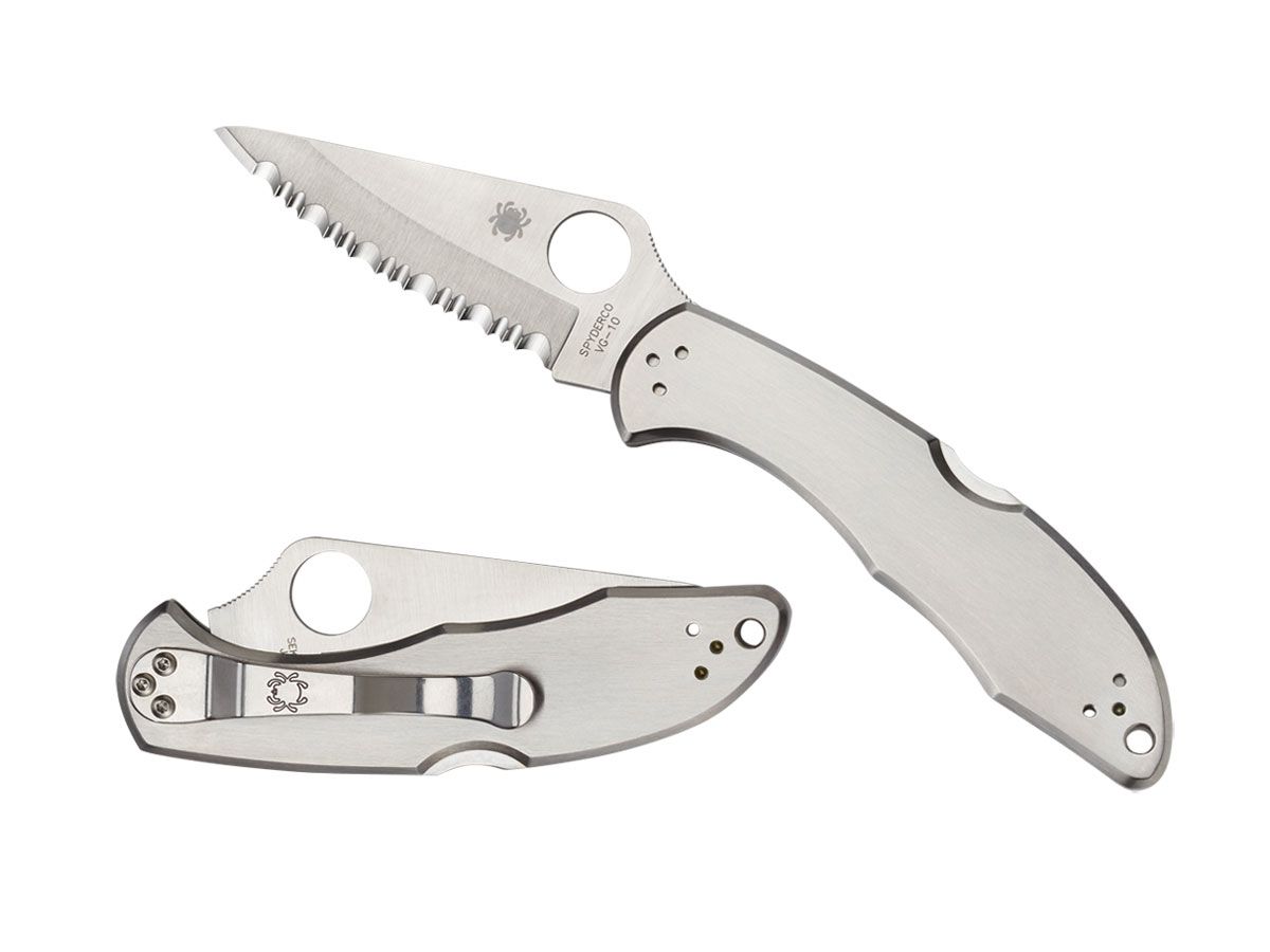 Spyderco Delica 4 SS Serrated C11S Nóż składany stal VG-10 18,2 cm