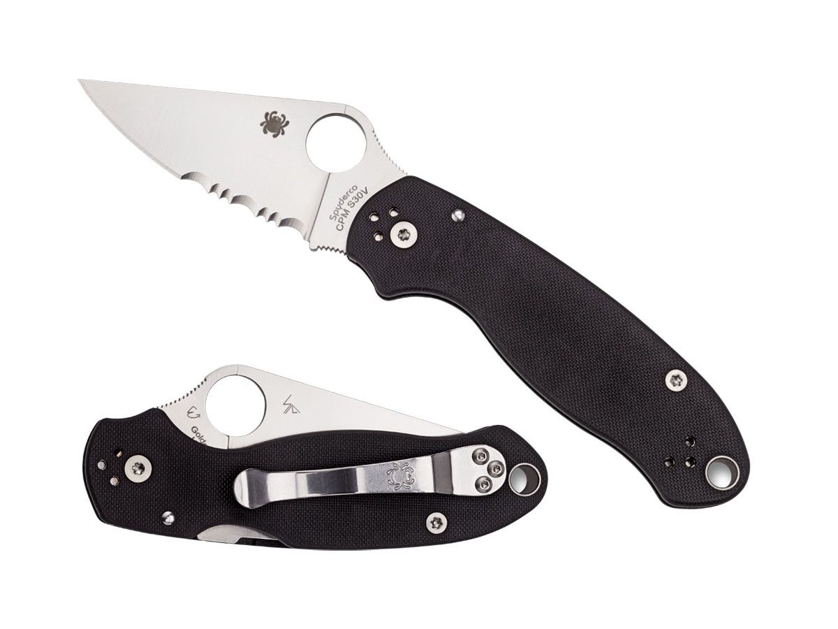 Spyderco Para 3 G-10 Black Combo C223GPS Nóż składany 18,4 cm