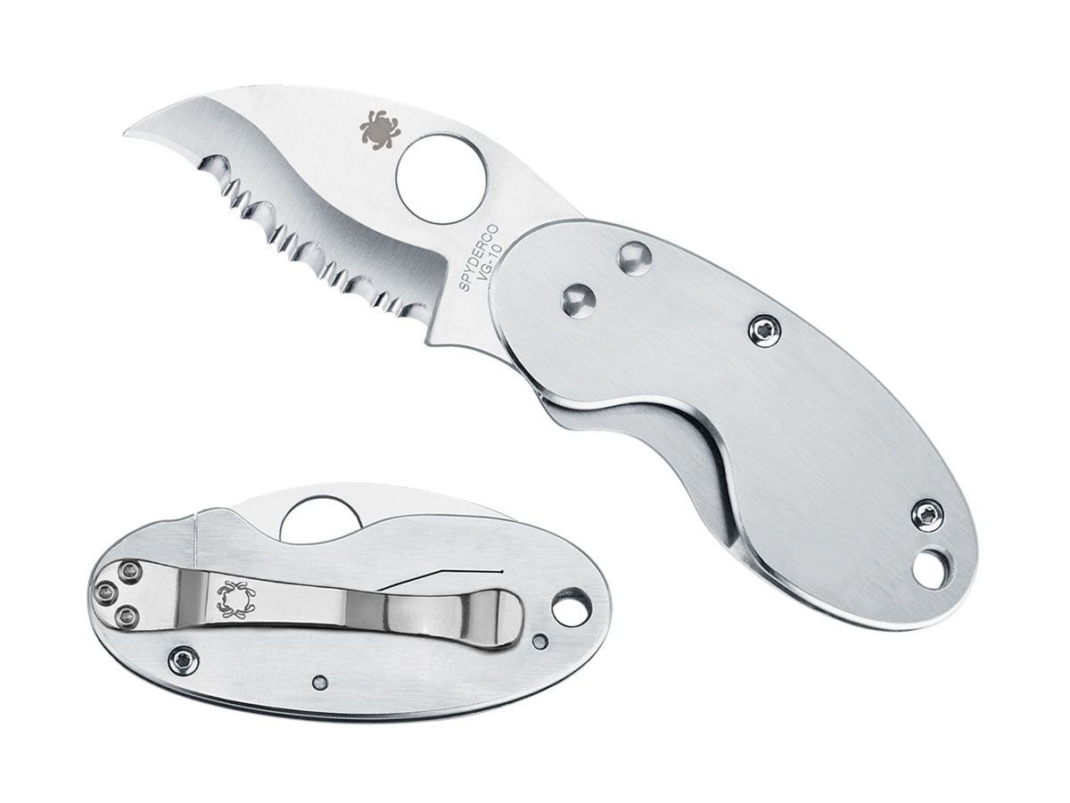Spyderco Cricket SS Serrated C29S Nóż składany 11,7 cm