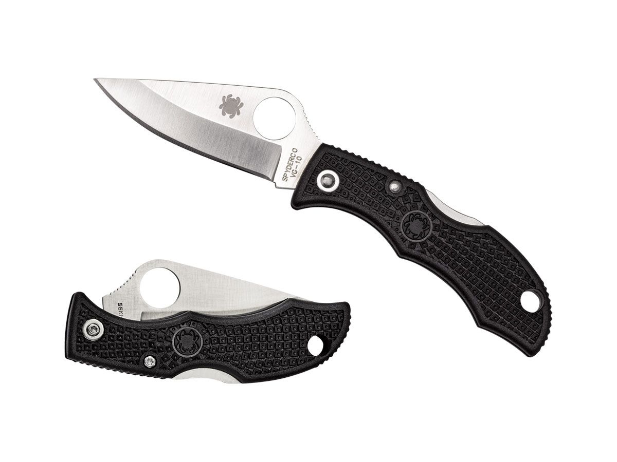 Spyderco Ladybug 3 FRN Black Plain LBKP3 Nóż składany 11,1 cm