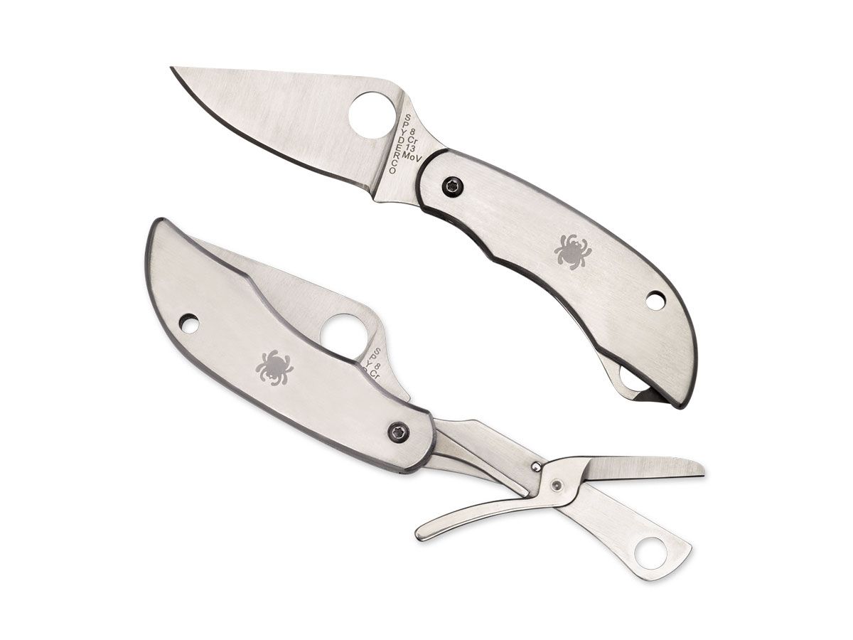 Spyderco Clipitool Scissors C169P Nóż składany stal 8Cr13MoV 11,7 cm