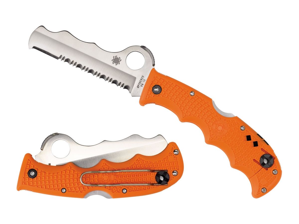 Spyderco Assist FRN Orange Combo C79PSOR Nóż składany 21,3 cm