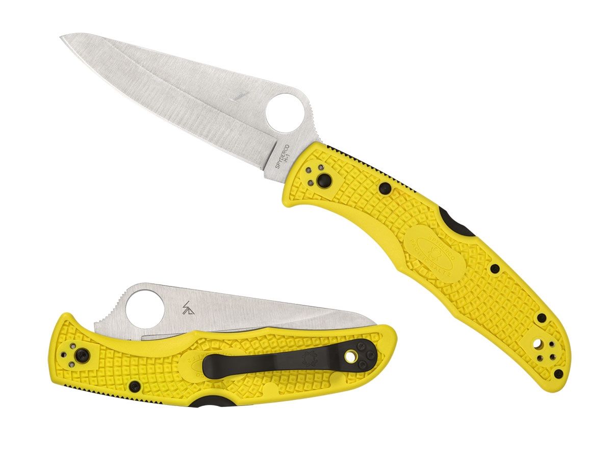 Spyderco Pacific Salt 2 FRN Yellow Plain C91PYL2 Nóż składany 22,1 cm