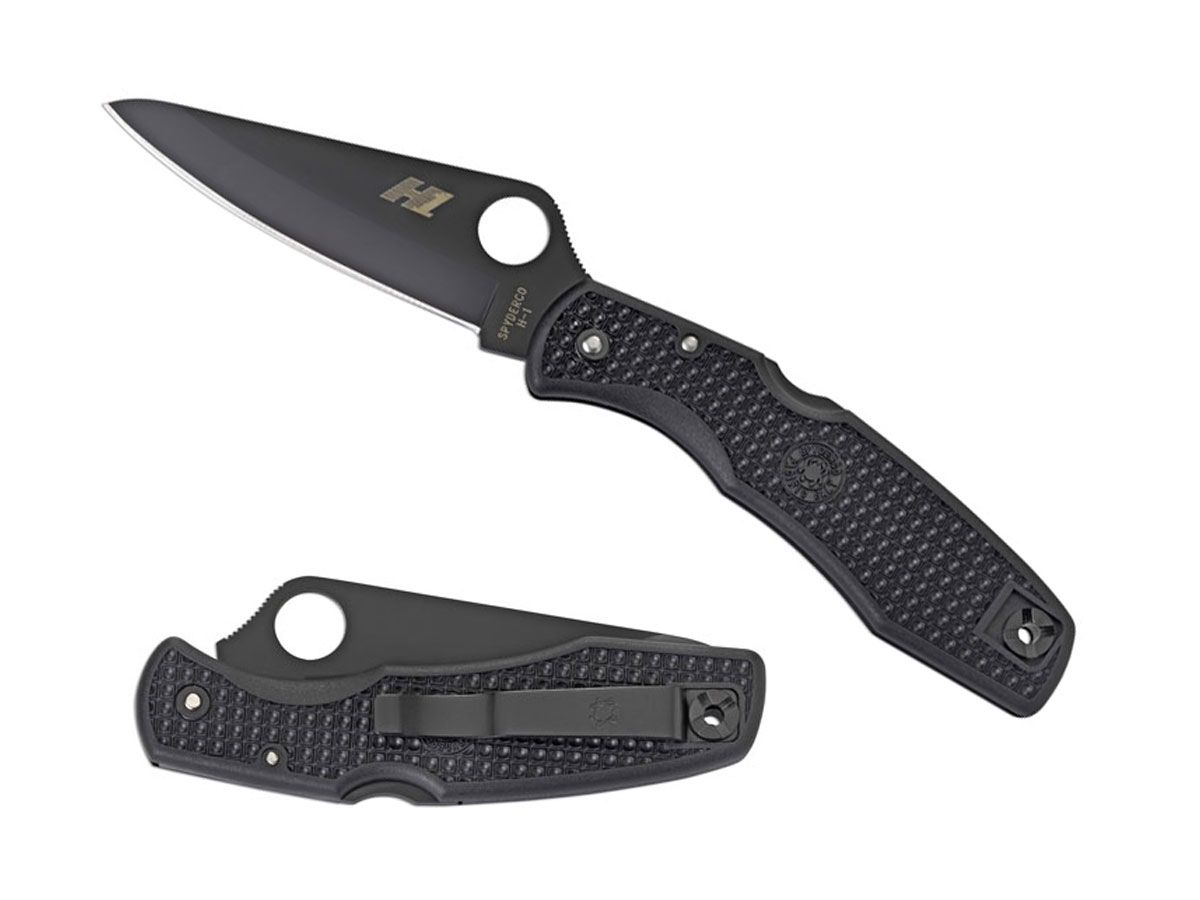 Spyderco Pacific Salt 2 FRN Black Blade Plain C91PBBK2 Nóż składany 22,1 cm
