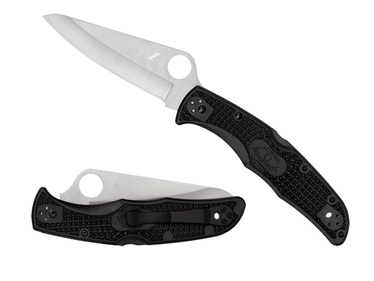Spyderco Pacific Salt 2 FRN Black Plain C91PBK2 Nóż składany 22,1 cm