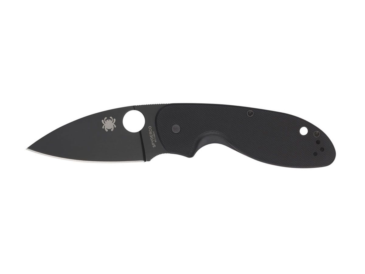 Spyderco Efficient G-10 Black Blade Plain C216GPBBK Nóż składany 18 cm