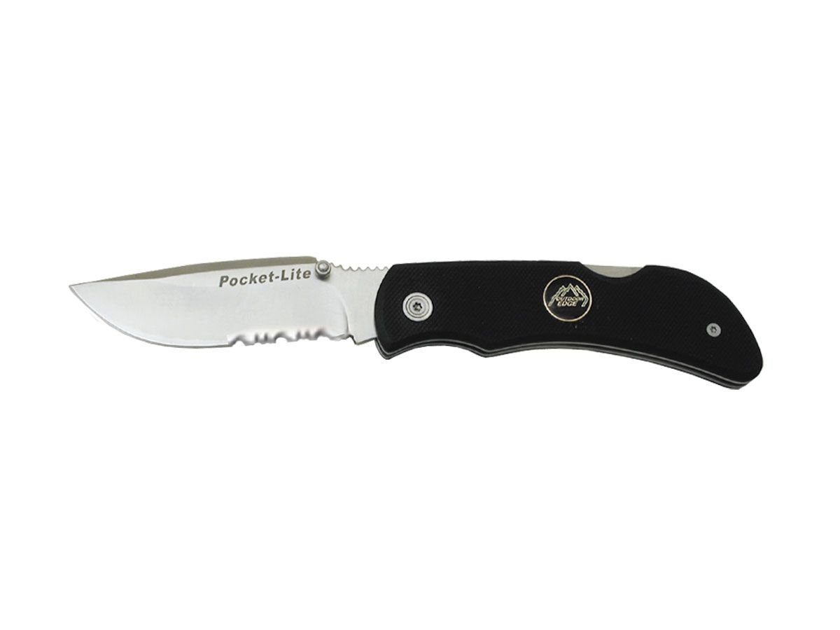 Outdoor Edge POCKET-LITE G10 Serrated Nóż składany stal AUS-8 18,6 cm