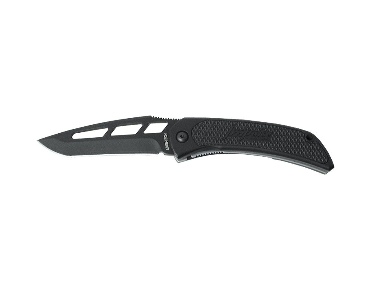 Outdoor Edge Impulse Small Black Plain Nóż składany stal Sandvik 12C27