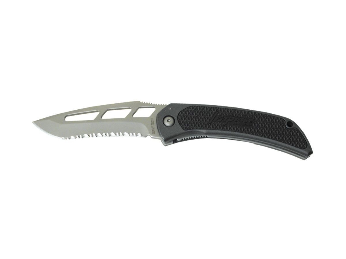 Outdoor Edge Impulse Small Satin Serrated Nóż składany stal Sandvik 12C27