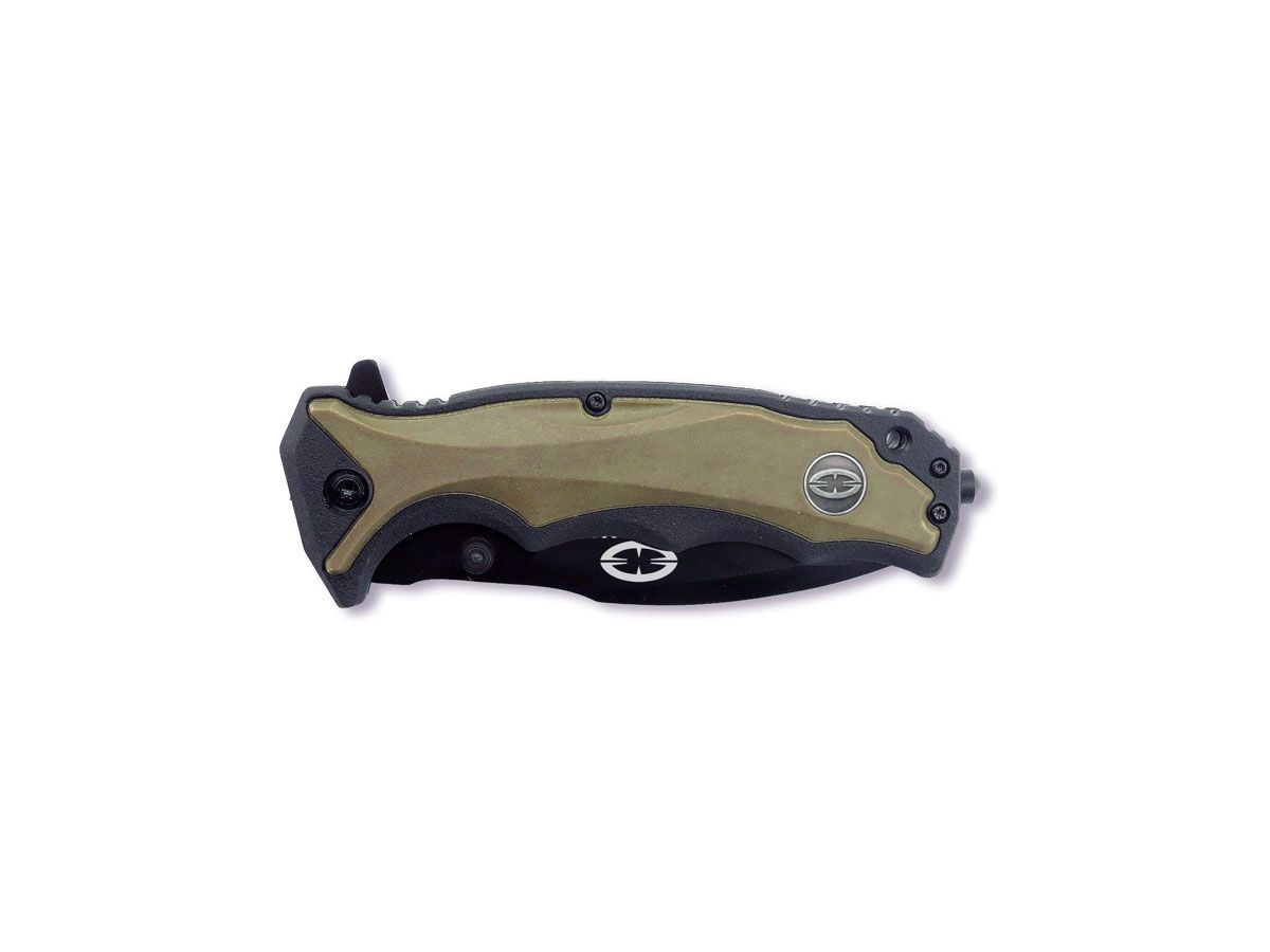 WithArmour Tiger Shark Black/Tan Nóż składany
