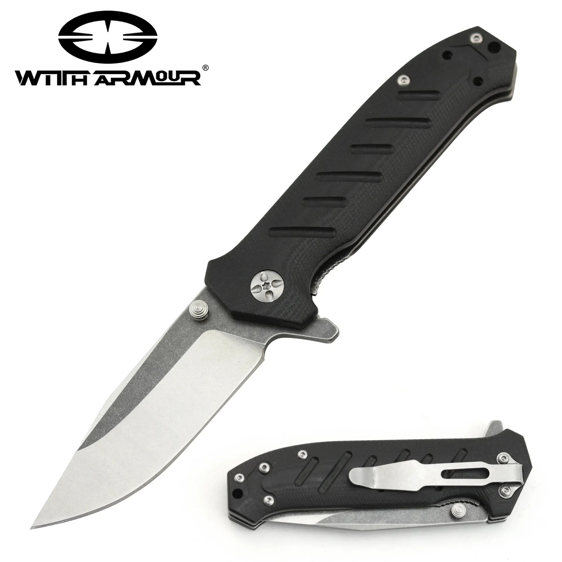 WithArmour Shooter Black WA-032BK Nóż składany