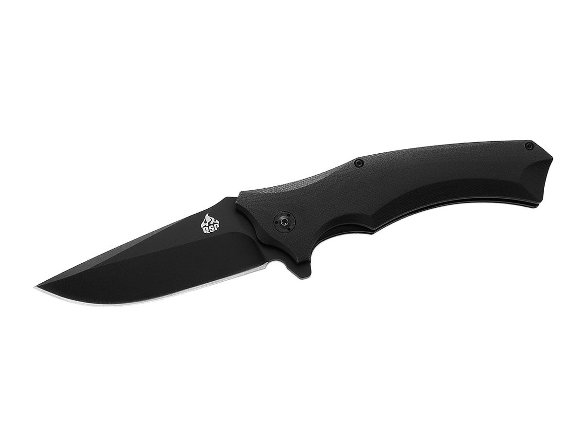 Qsp Sthenia G-10 Black QS101-B Black Nóż składany 21,9 cm QSP KNIFE