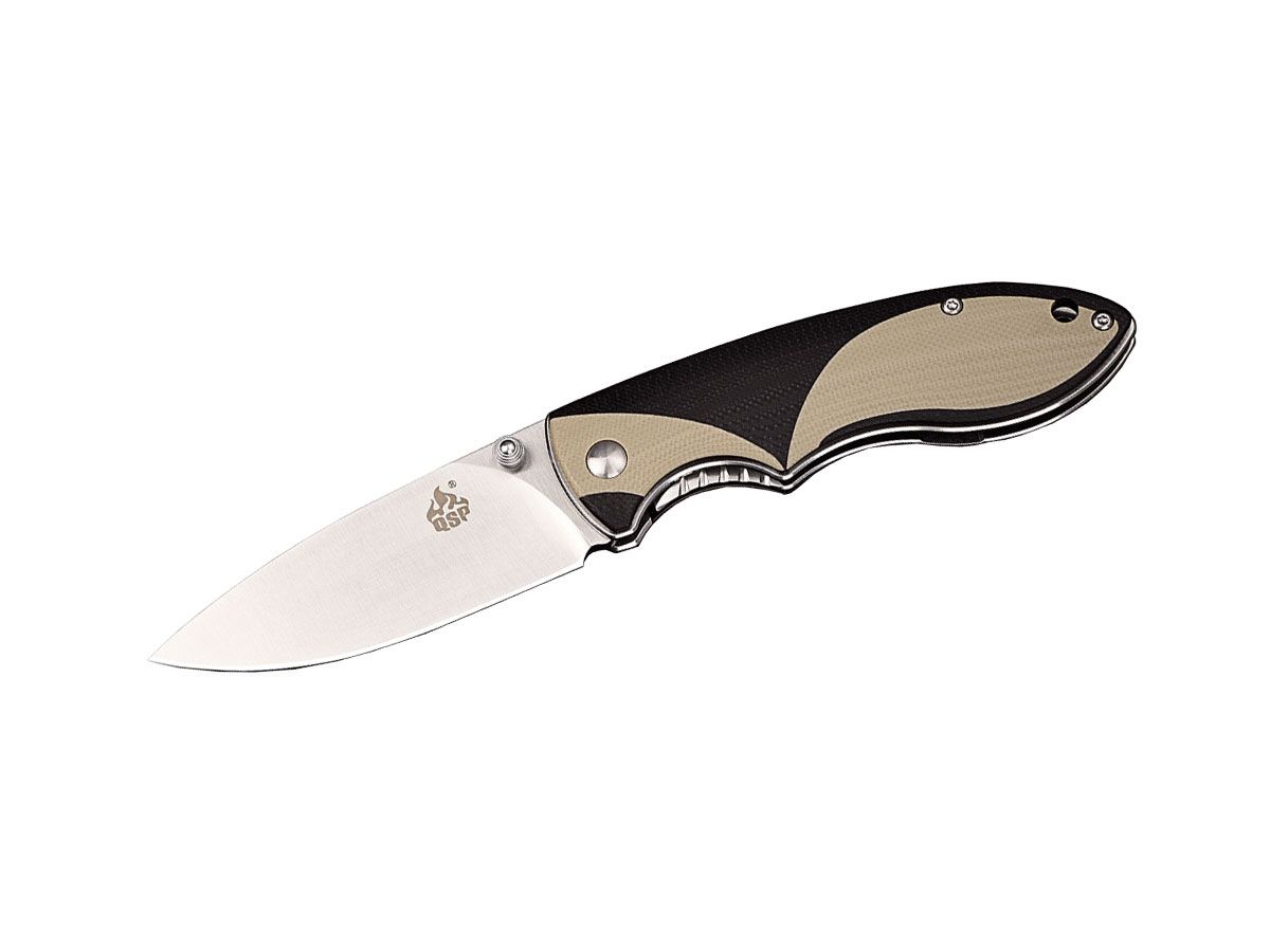 Qsp Piglet G-10 QS112-A Black/Tan Nóż składany 18,1 cm QSP KNIFE
