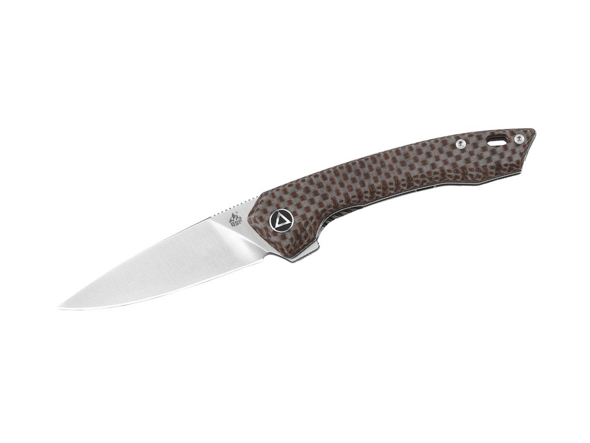Qsp Leopard Micarta QS135-D Brown Nóż składany 18,5 cm QSP KNIFE