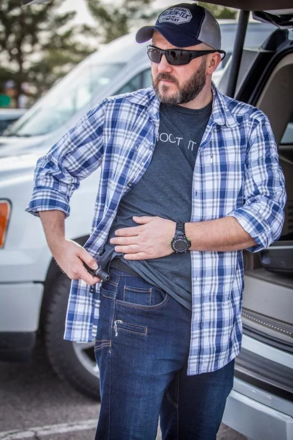 Spodnie taktyczne Helikon GREYMAN T Jeans Denim Dark Blue (SP-GTJ-DD-31) HELIKON-TEX - widok 5