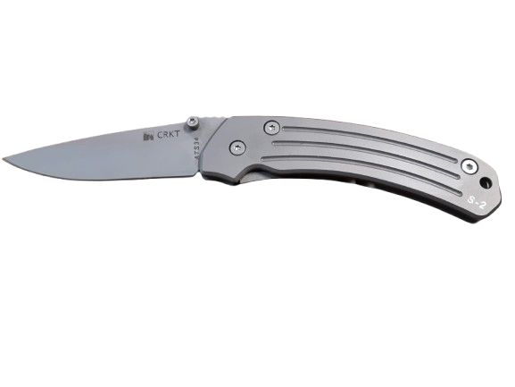 Crkt S-2 Titanium Large 7503 Plain Nóż składany stal AUS-118 21,6 cm