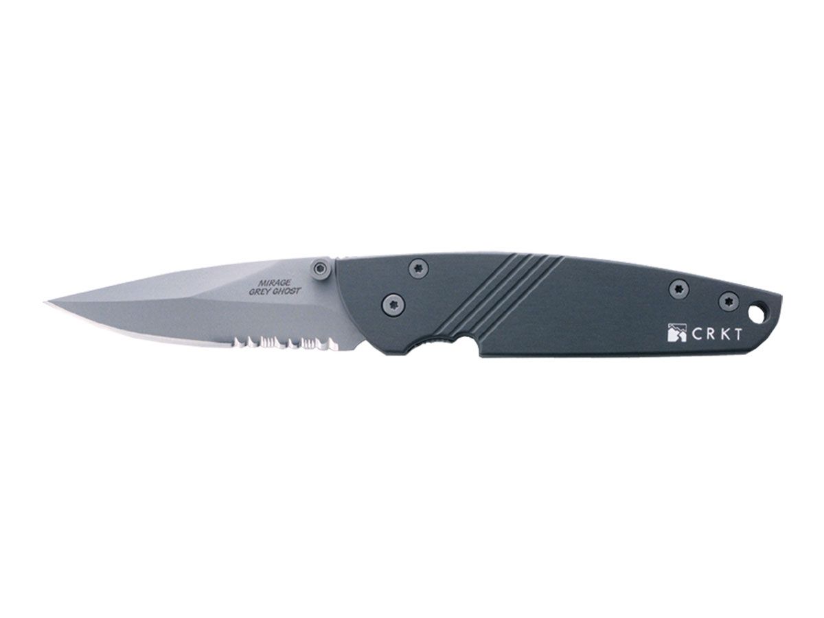 Crkt Mirage Gray Ghost 7812 Combo Nóż składany stal AUS-8 18 cm