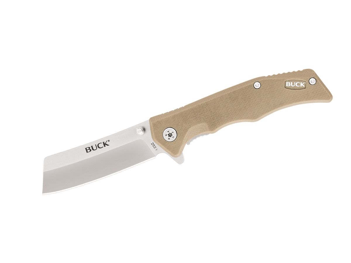 Buck Trunk Tan G-10 252TNS Nóż składany stal 7Cr 17,5 cm