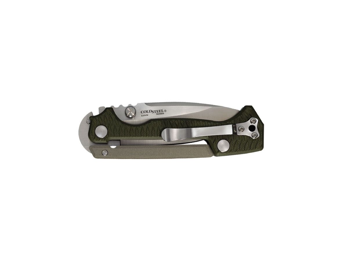 Cold Steel AD-15 OD Green Scorpion Lock 58SQ Nóż składany stal CPM-S35VN