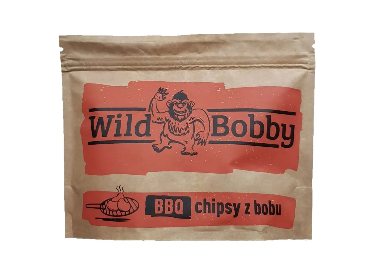 Chipsy z bobu Wild Bobby 100 g BBQ (465-005) WILD WILLY