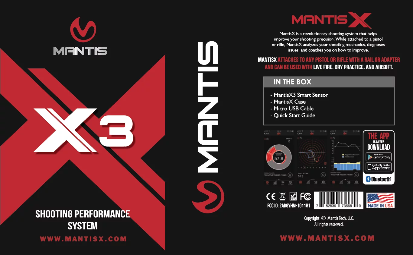 Trenażer strzelecki Mantis X3 Shooting Performance (MT-1002) - widok 5