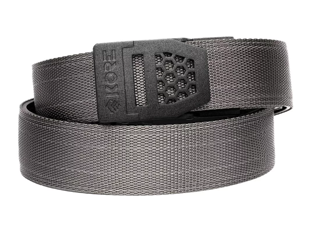 Pasek do spodni KORE Essentials X6 z tworzywa szary z klamrą stalową (X6TACGRA GUNMETAL)