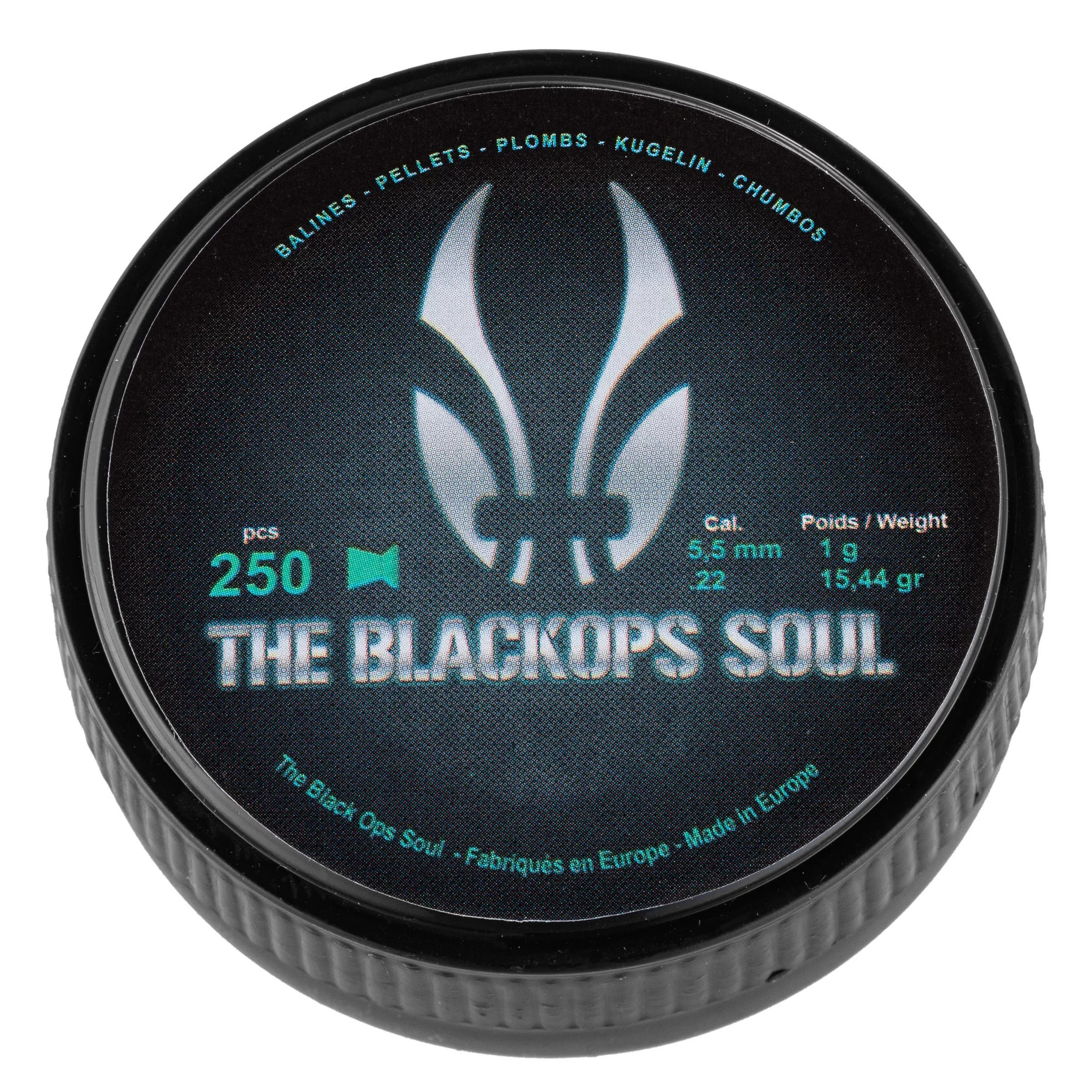 Śrut 5,5 mm Diabolo Black Ops płaski 250 szt. (PB303)
