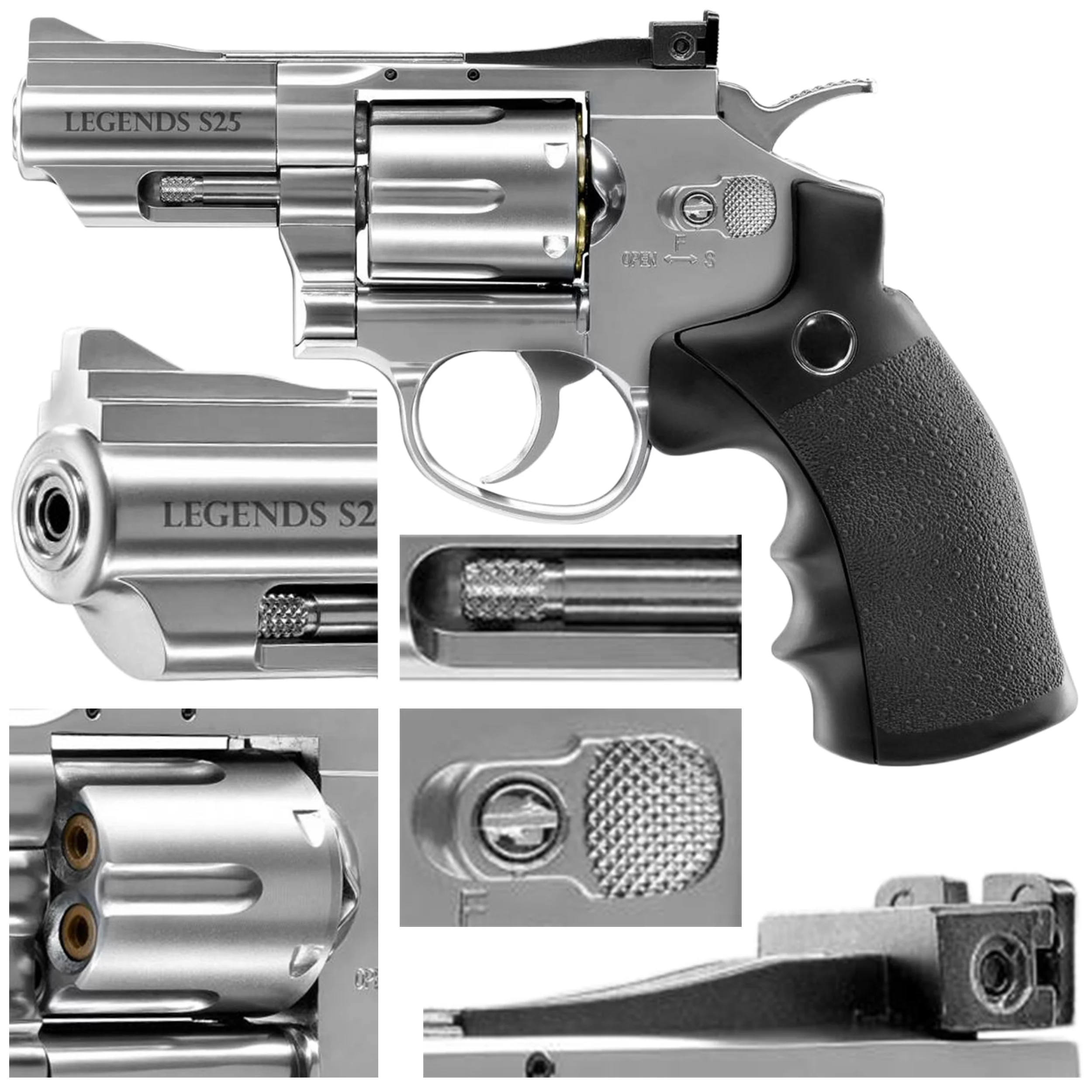 Rewolwer wiatrówka Legends S25 4.5 mm (5.8125) - widok 4