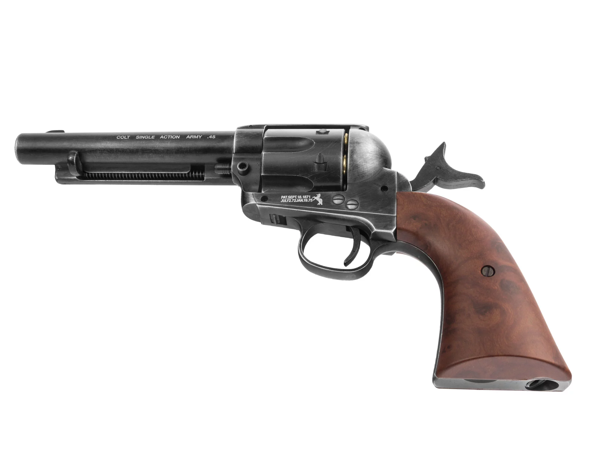 Rewolwer wiatrówka COLT Peacemaker SAA antyk 4,5 mm Diabolo 6-strzał. CO2 (5.8320) - widok 6