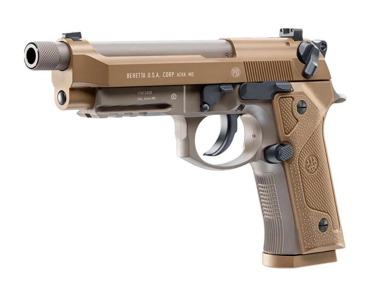 Pistolet ASG Beretta M9A3 FM 6 mm brązowy (2.6396) - widok 2