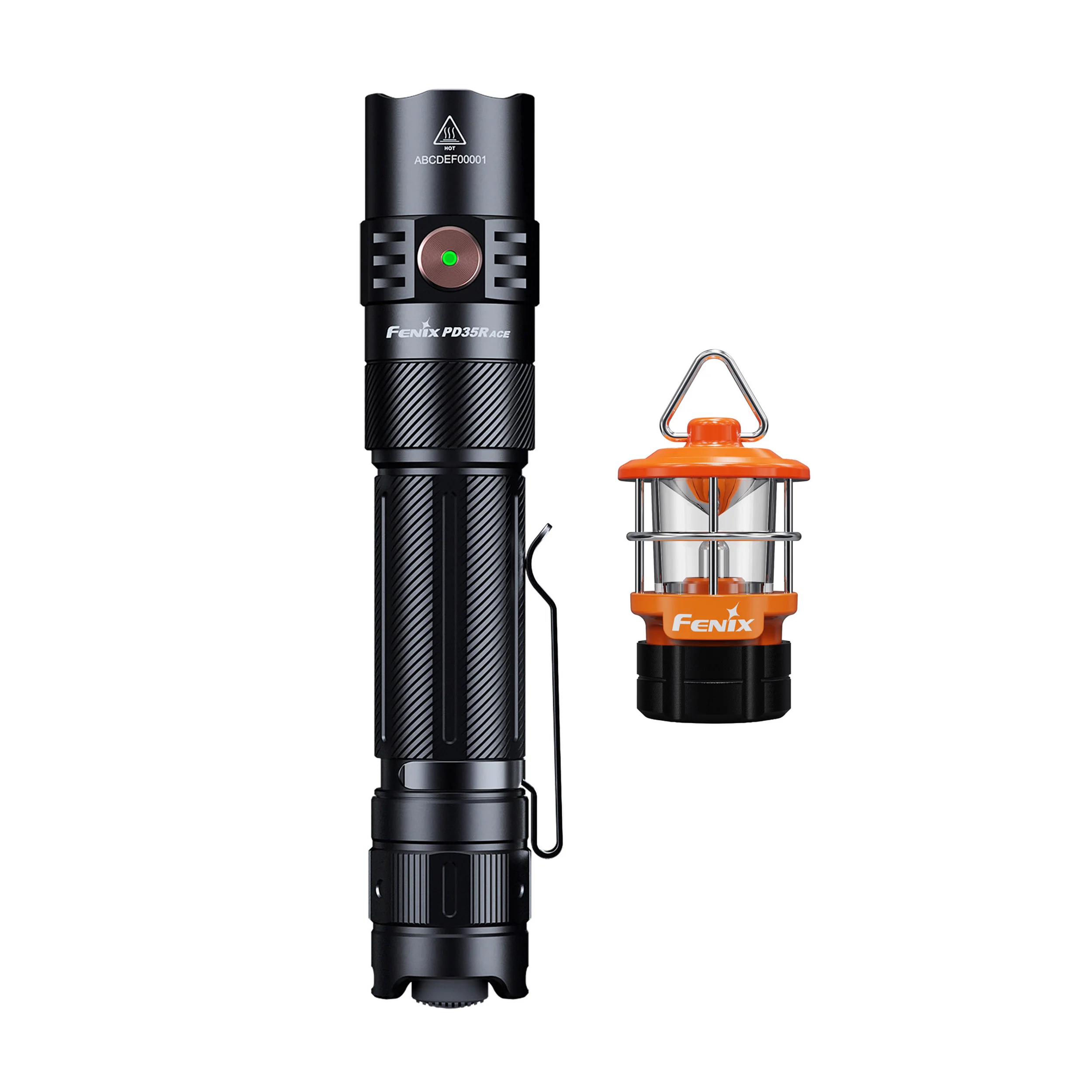 Latarka LED Fenix PD35R ACE plus CL01 czerwona gratis (PD35R ACE+CL01 red)
