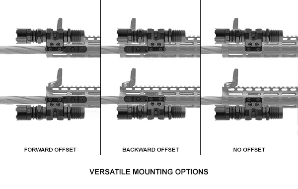 Montaż do latarki Leapers Offset Flashlight Ring Mounts (RG-FL27MC)