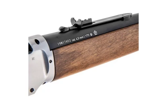Karabinek wiatrówka Legends Cowboy Rifle 4,5 mm BB CO2-12g srebrna (5.8377) - widok 8