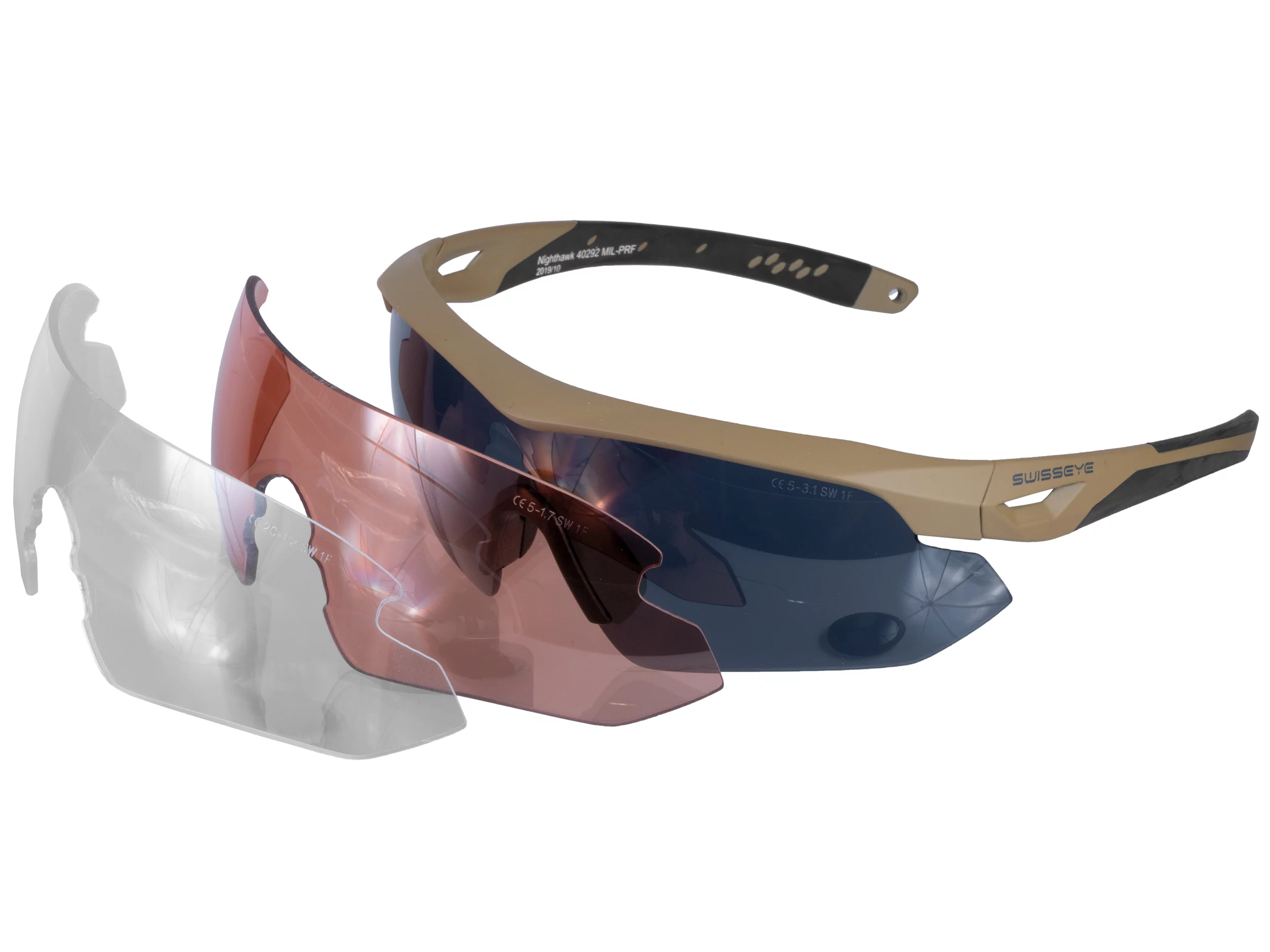 Okulary balistyczne SwissEye Nighthawk coyote (SE40292 / 0000242) SWISSEYE TACTICAL - widok 2
