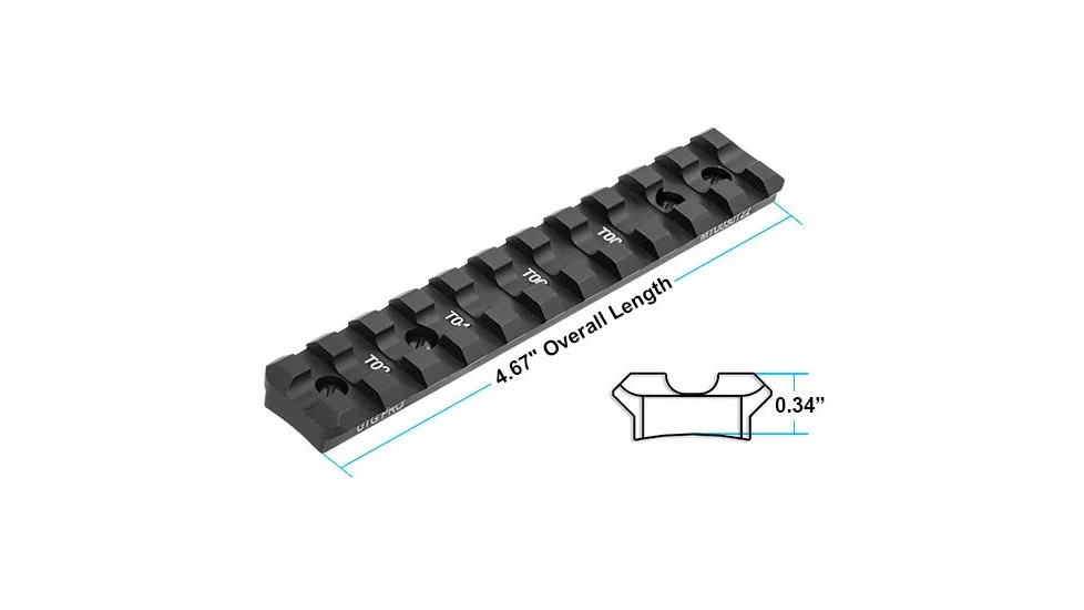Szyna Picatinny Leapers UTG MTU030T22 (MTU030T22) - widok 3