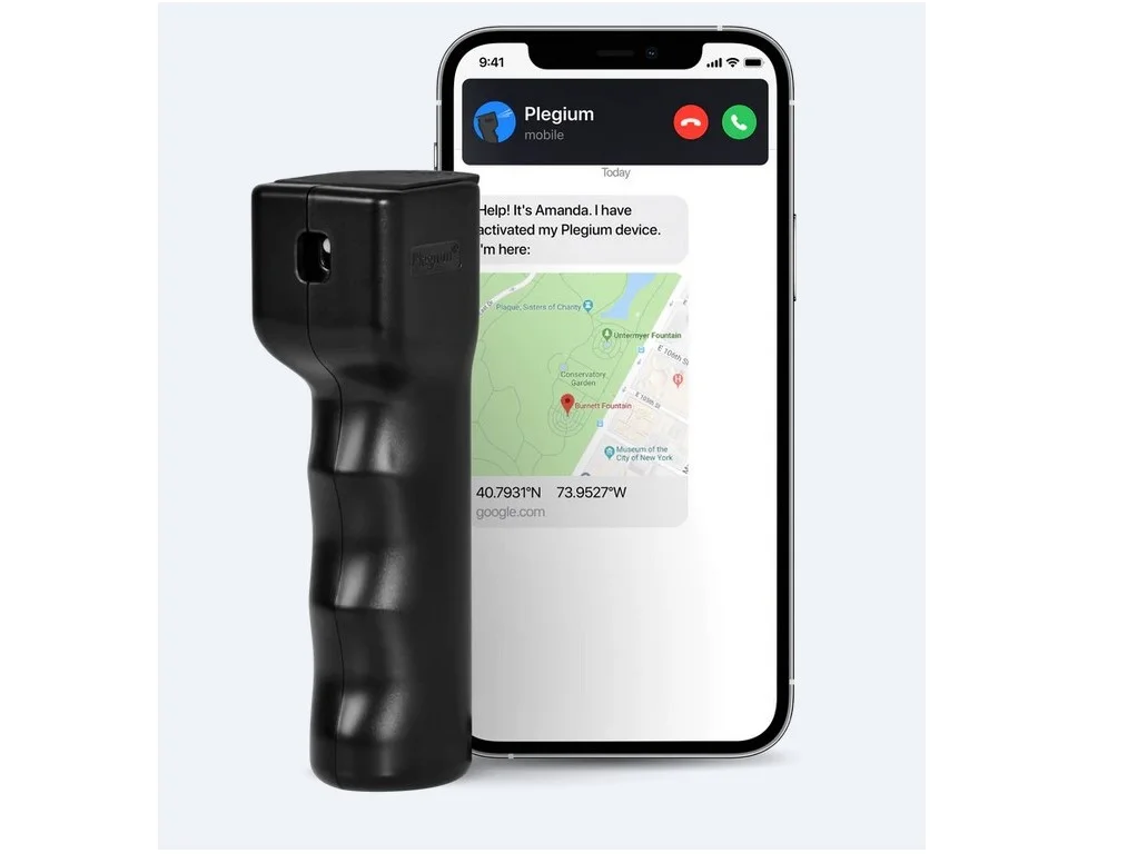 Gaz pieprzowy Plegium Smart Mini Black +GPS+SMS+TEL (SPSM-P-S-POL-BL-E) - widok 2
