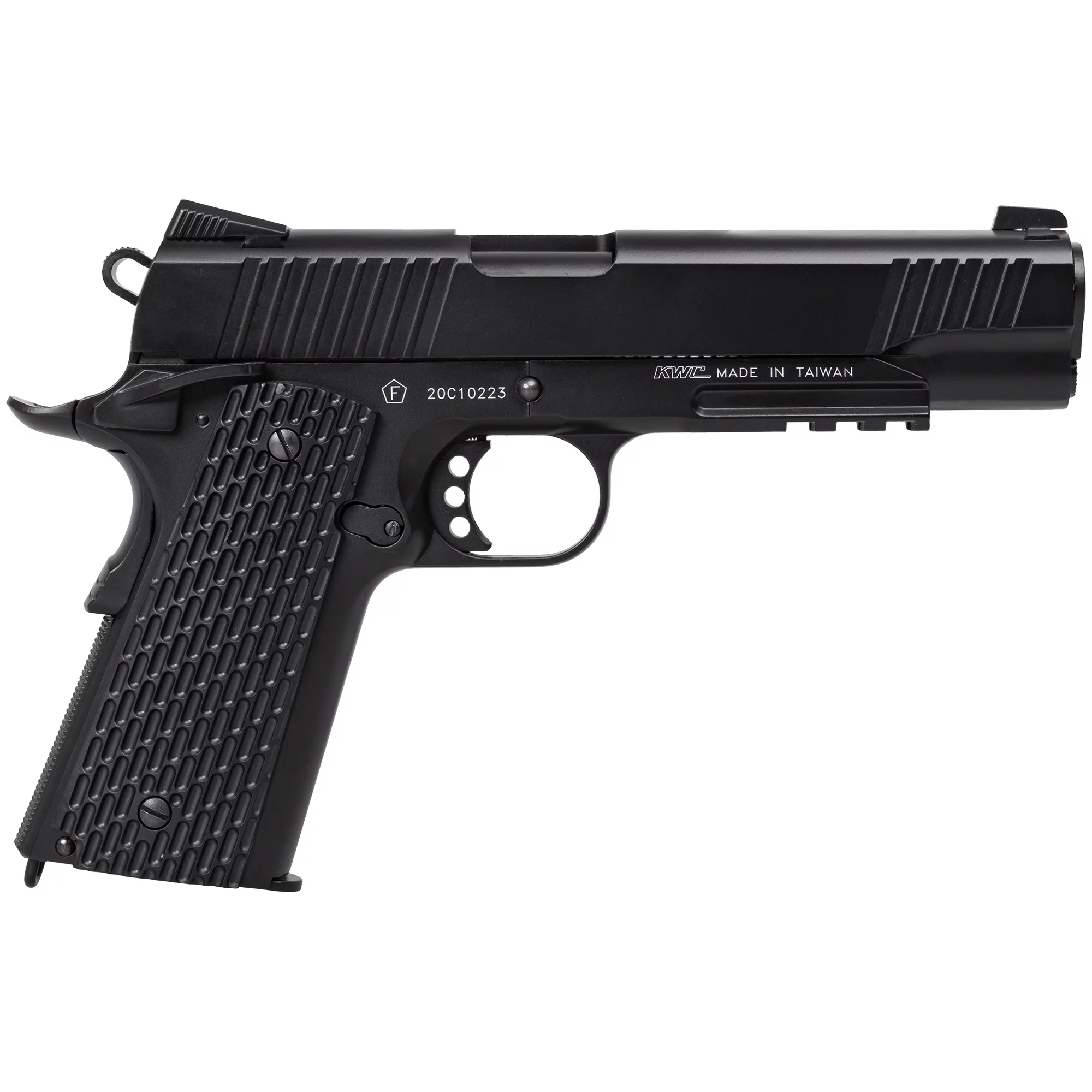 Pistolet wiatrówka RANGER 1911 Tactical KWC 4,5 mm BB 17-strzał. BlowBack FULL METAL CO2 (AAKCMB770AZB) - widok 3