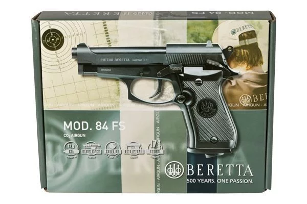 Pistolet wiatrówka BERETTA M84 4,5 mm BB 17-strzał. CO2 (5.8181)