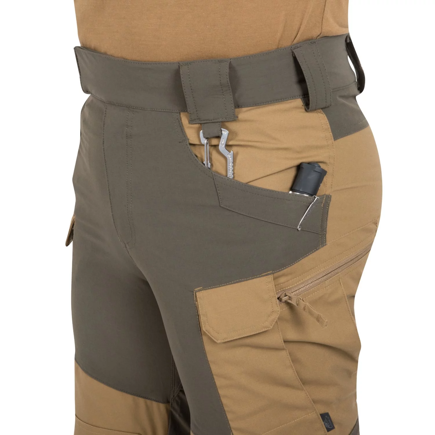 Spodnie HELIKON HOP - Hybrid Outback Pants  DuraCanvas Taiga Green (SP-HOP-DC-09) HELIKON-TEX - widok 4