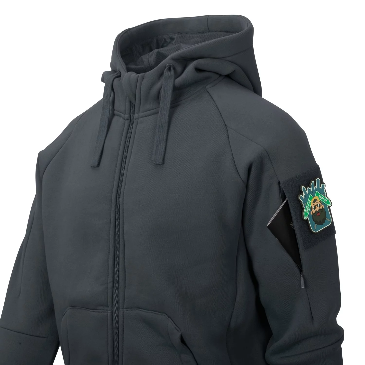 BLUZA HELIKON URBAN TACTICAL HOODIE LITE FULLZIP - Niebieski (HE.BL-ULF-CB-65.H) HELIKON-TEX - widok 8