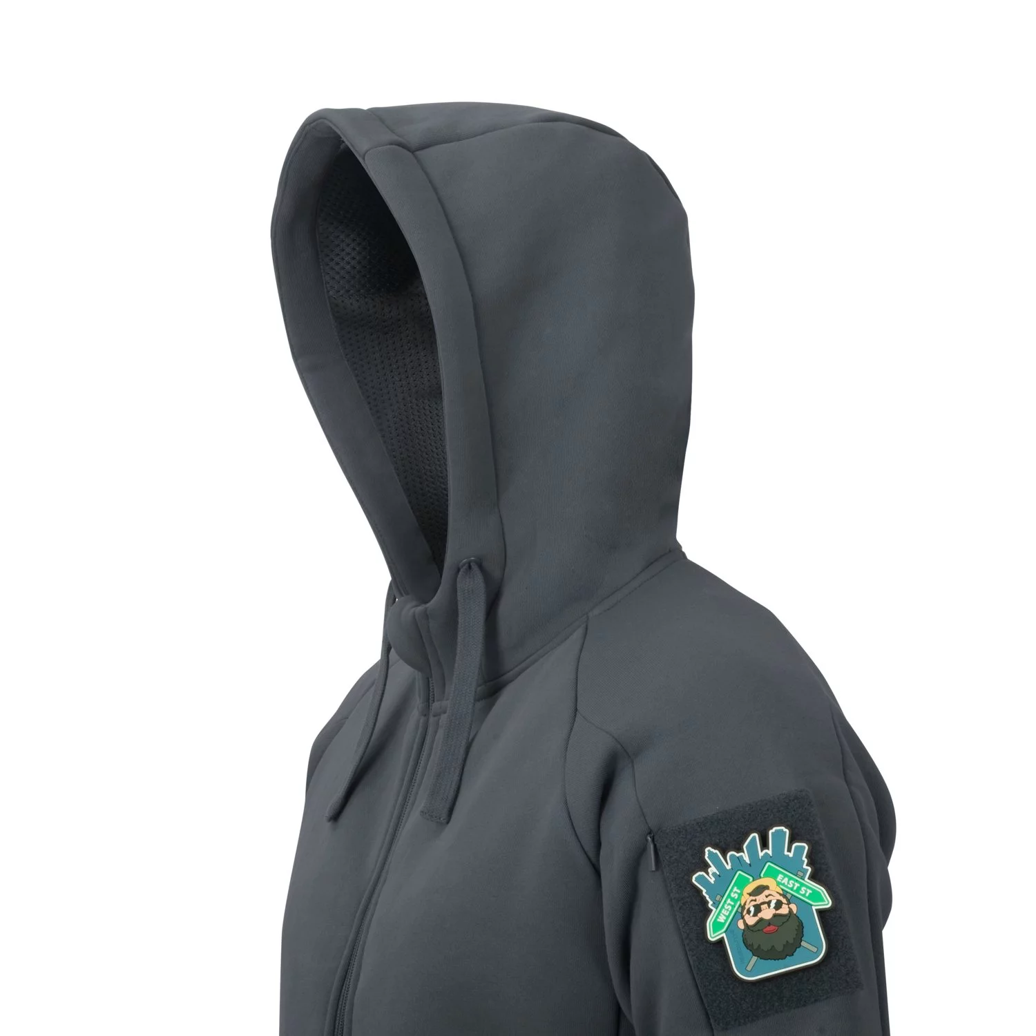 BLUZA HELIKON URBAN TACTICAL HOODIE LITE FULLZIP - Niebieski (HE.BL-ULF-CB-65.H) HELIKON-TEX - widok 4