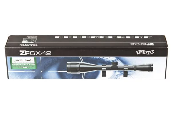 Luneta celownicza WALTHER 6x42, z montażem 11 mm. (2.1508)