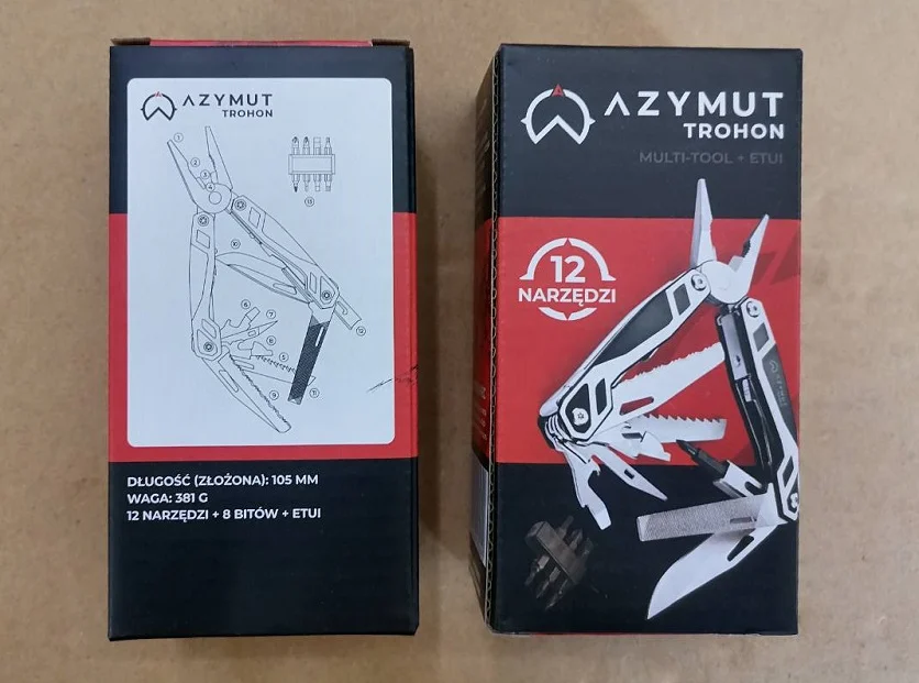 Multitool AZYMUT Trohon - 12 narzędzi +8 bitów +kabura (H-P2010121) - widok 8